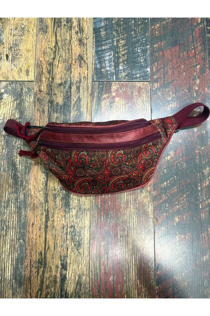 Ethnic Authentic 2 Compartment Waist Bag Waterproof Daily Travel Use