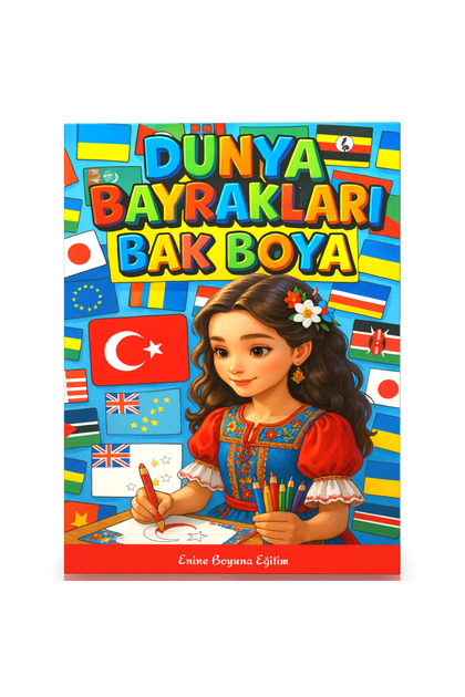 Flags of the World Coloring Book with Colorful Flag Samples (200 Countries)