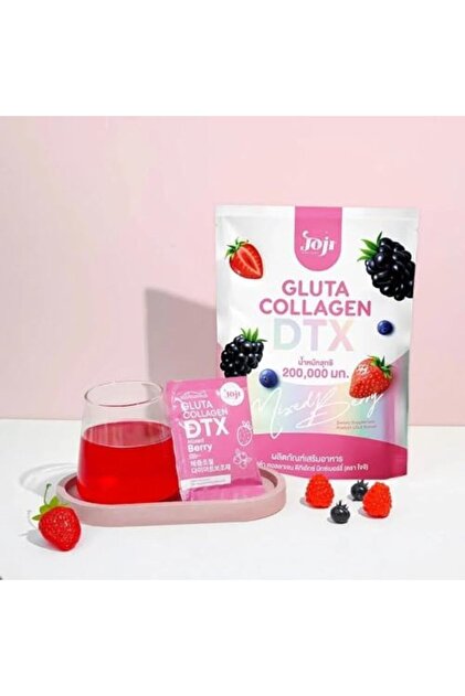 dtx Curvy Goji Gluta Collagen DTX Mixed Berry Flavor - 200,000 mg of  Collagen with Glutathione- Trendyol