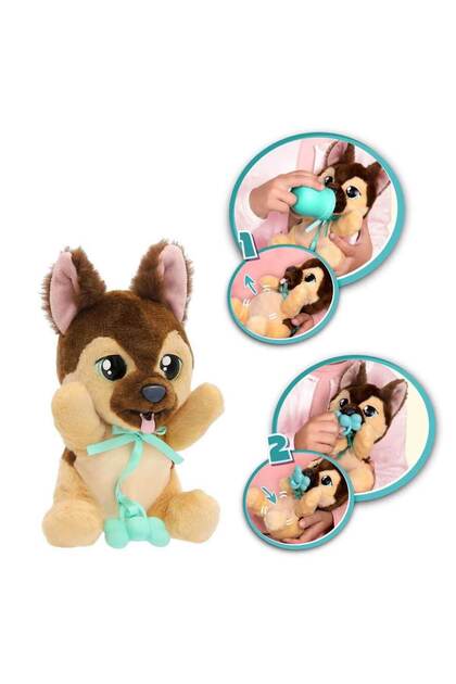 GIOCHI PREZIOSI Baby Paws Yummy German Shepherd Peluş BAW03200