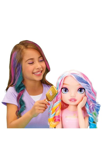 4in1 Rainbow High Bella Parker Saç Tasarım Büstü Oyun Seti 33 cm