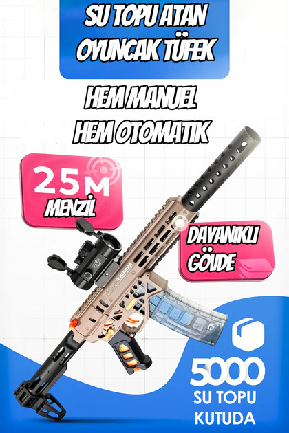 乳液・ミルク gun Mofy Baby MK6 Su Topu Atan Oyuncak Tüfek Gel Blaster 71 cm Büyük