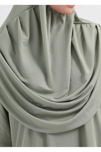 Sayn Tesettr Prayer Dress - Mint Green - Dear Hijab- Trendyol