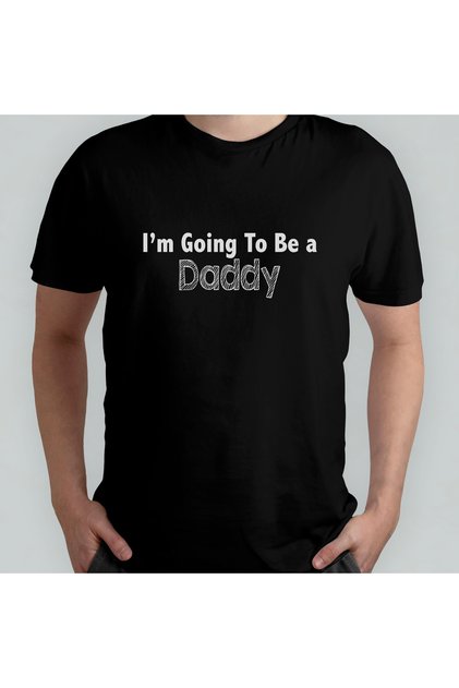 I'M Becoming a Father - Father's Day Unisex 100% Cotton Crew Neck T-Shirt Model 1