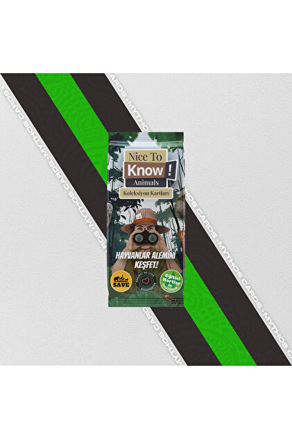 Mythos Cards Nice To Know! Animals Koleksiyon Kartları - Paket
