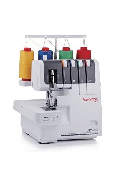 【ELLwAker】品になっております。 merrylock MK480 Ev Tipi 3-4 İplik Overlok Makinası (Tayvan) - 2