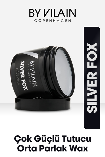 By Vilain Silver Fox Orta Parlak Çok Güçlü Tutucu Sert Wax 65ml