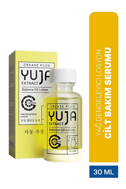 Crease Plus Yuja Dengeleyici Yağ Losyonu 30 ml - Fiyatı, Yorumları