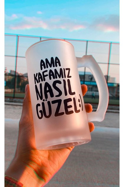 Ama Kafamız Buzlu Bira Bardağı
