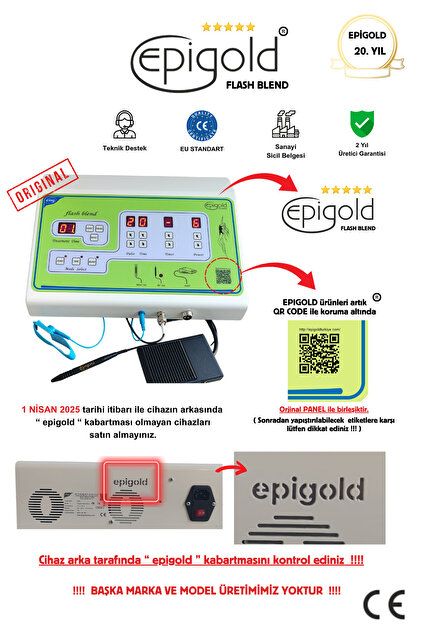 Epigold Iğneli Epilasyon Cihazı Flash Blend