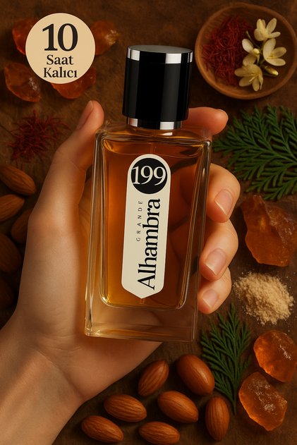 Grande Alhambra GA 199 Unisex 50 Ml Parfüm Edp Acı Badem, Safran
