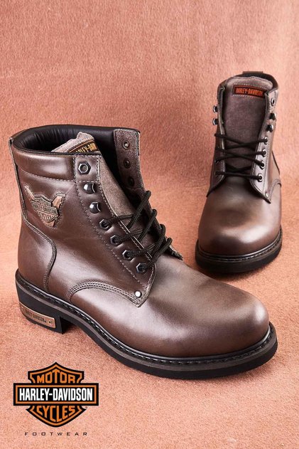 Gibson Gray Leather Men's Boots