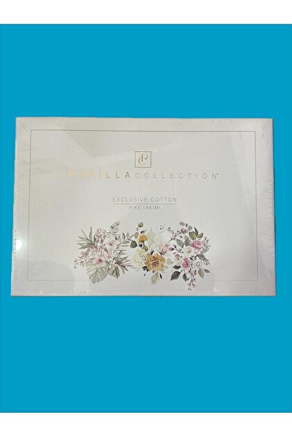 Pupilla Collection Çift Kişilik Nakışlı Pike Takımı Dolce Mint