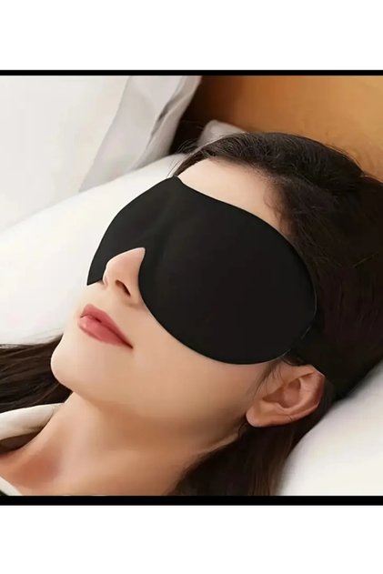 Furya Tedarik 3d Uyku Göz Bandı / Işığı %99 Engeller / Göze-buruna Baskı Yapmaz / Terletmez