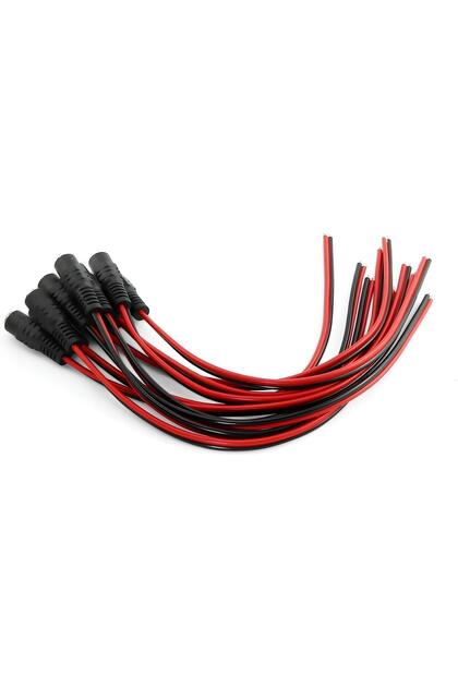 SpeedUF 5.5x2.1 mm DC Adaptör Kablosu Takımı 5'li Set (5 Erkek + 5