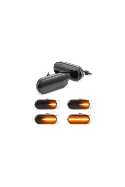 Δυναμικά Φώτα Πλευρικής Σήμανσης LED Σετ Audi A3/S3/A4/S4/A6/S6 Διαδοχικά