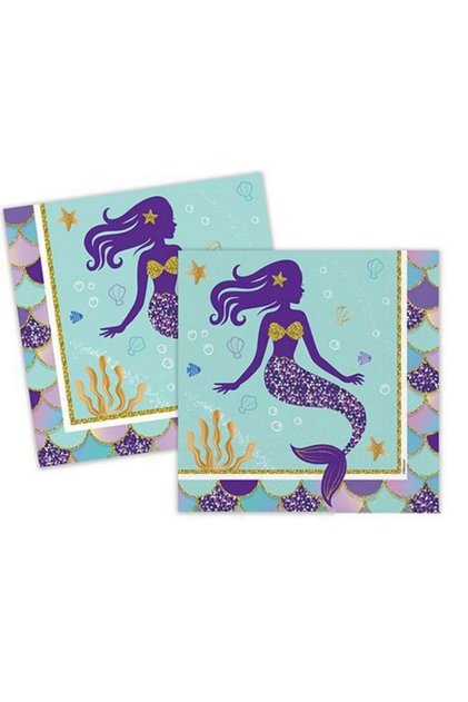 Mermaid 16-Piece Napkin