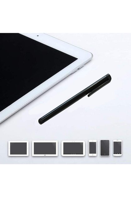 Creion Stylus pentru tablete si telefoane cu ecrane capacitive, negru