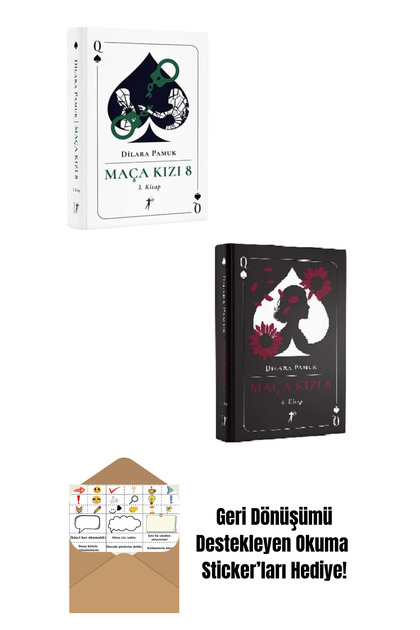 Artemis Yayınları Maça Kızı 8 Serisi 3-4. Kitaplar Set (Ciltli) +