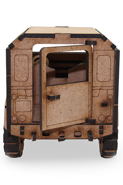 ALGWOOD Ahşap 4x4 Off-Road Araç Maketi - 132 Parça 4x4 Model Araba