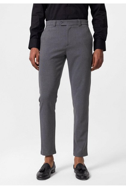 Erkek Slim Fit Kumaş Pantolon