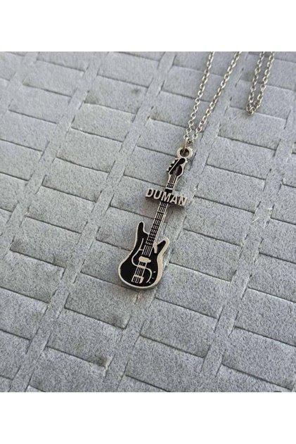 Duman Grubu Esinli Gitar Figürlü kadın erkek Kolye – Rock Tarz Ürün Açıklaması: