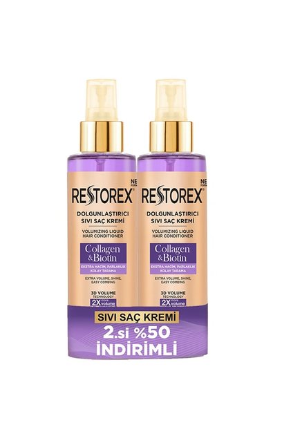 Collagen and Biotin Plumping Liquid Conditioner 2 X 200 ml
