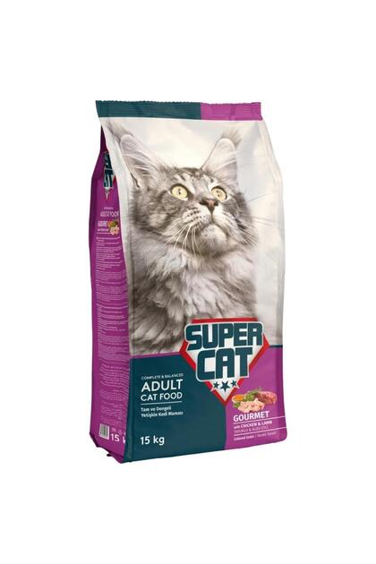 SuperCat Super Cat Balıklı Yetişkin Kedi Maması 15 kg - Fiyatı