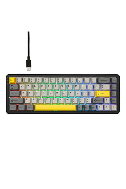 Coverzone Ajazz AK680 Max HE Kablolu Manyetik Switch Klavye-8000Hz