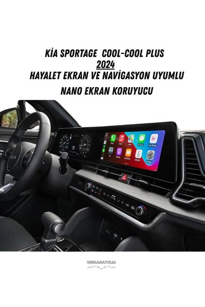 Kia Sportage Cool,Cool Plus 2024 Digital Instrument and Navigation Compatible Nano Screen Protector