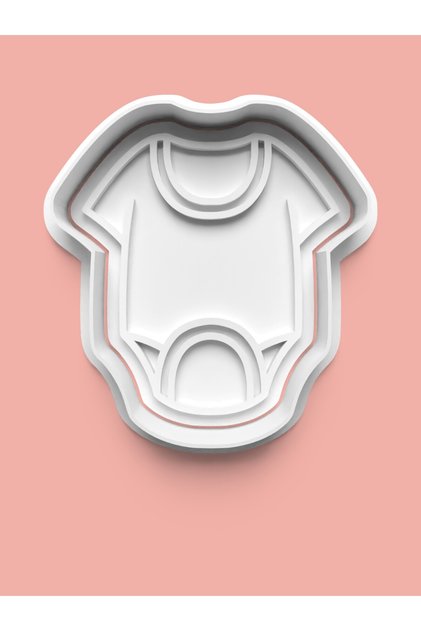 Baby Dress Baby Bodysuit Cookie Mold and Sugar Dough Mold