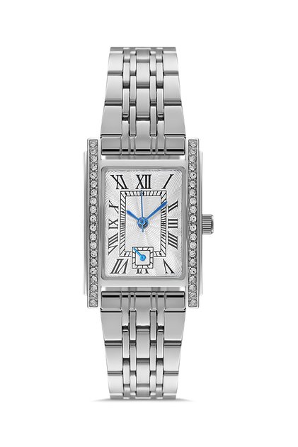 Stoned Steel Women's Minimal Wrist Watch Tctsb000702S0237