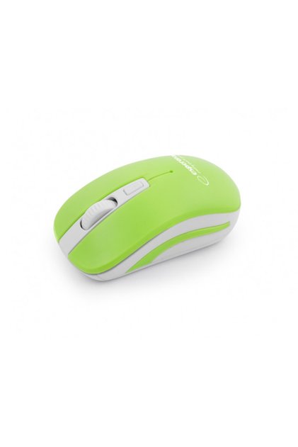 Mouse wireless Esperanza Uranus 4D 2.4GHz, USB, alb/verde