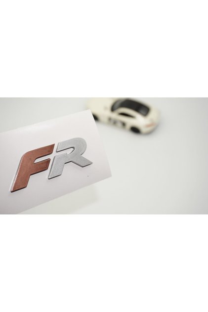 Fr Trunk New Generation Bronze Grey Logo Crest Compatible with Seat