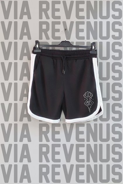 Berserk Printed Piping Detailed Sports Training Shorts