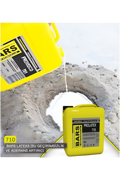 Prolatex 710 Harç ve Beton Katkısı – Aderans ve Su Yalıtımı Güçlendirici Katkı 5 Kg