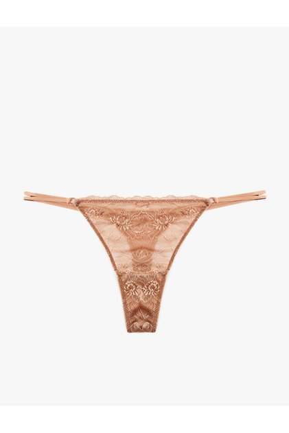 String-Slip mit seitlichen Schnürsenkeln