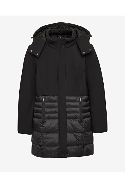 Skechers W Outerwear Padded Jacket Kadın Siyah Mont S242032-001