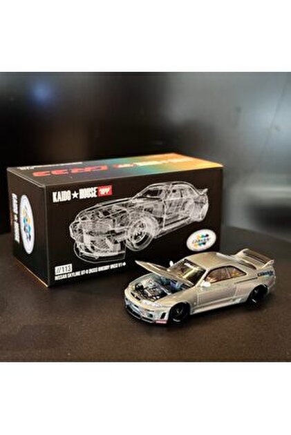 mini gt 093-Nissan Skyline GT-R (R34) TAMIYA x KAIDO HOUSE 