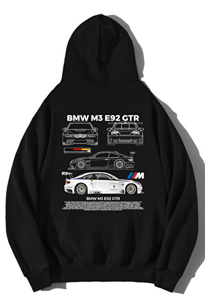 HEUGN Brad サイズ3 BRZ COLLECTION Unisex Oversize BMW M3 E92 GTR Hoodie - Fiyatı