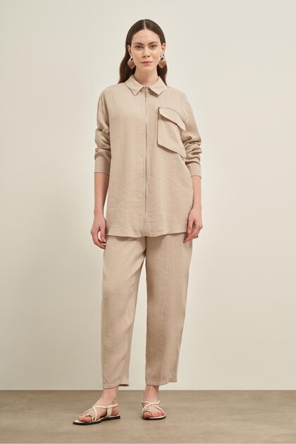 Women's Comfortable Modal Suit Stone 31036