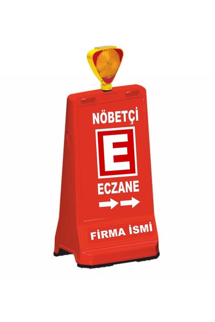 Ultra Levhalı Reklam Dubası ( Ikiyönde Uyarı) - Evelux (ECZANE N)