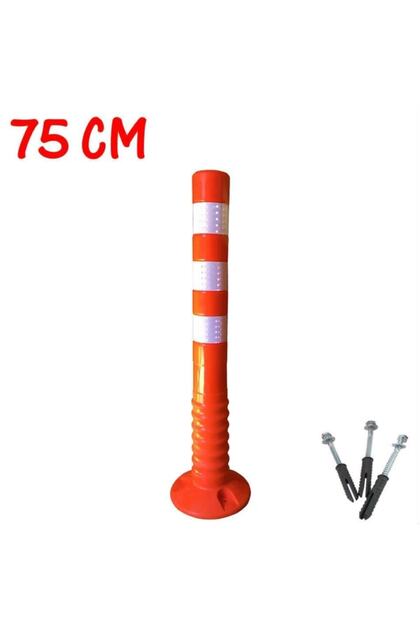 Duba Ucuz Koni 75 Cm Trafik Delinatör Plastik Kırmızı Otopark Yol Dükkan Bahçe Ev Bariyer St-1020
