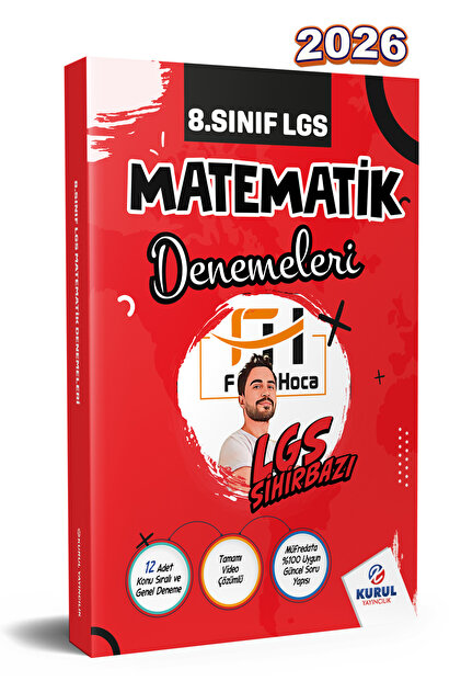 Kurul Yayıncılık 2026 8.sınıf Lgs Sihirbazı Matematik 12'li Branş