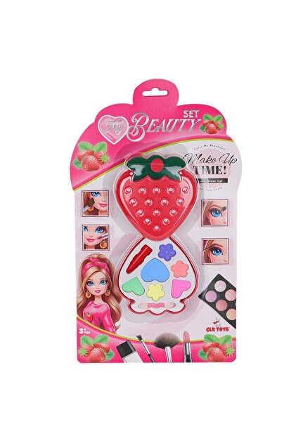 FABBA TOYS Çilek Makyaj Seti CLK-423 Oyuncak – Ayna, Ruj ve