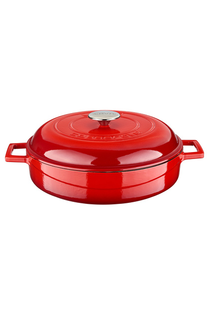 Cast Iron Multi-Purpose Flower Pot Cast Iron Solid Handle Dome Form Lid Edition Series