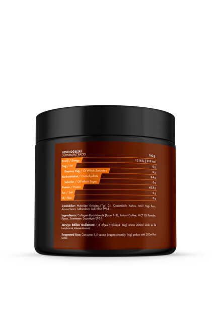 Proteinocean COLLAGEN COFFEE - Toffee Nut - 140gr - 10 servis