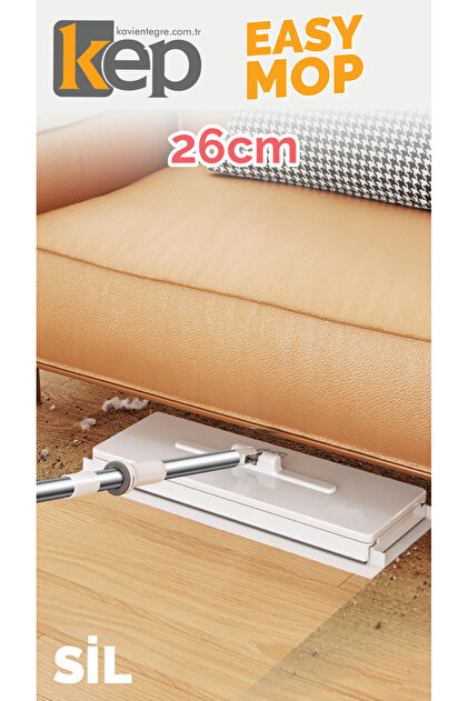 KEP KEP Easy Mop 26 Cm - Otomatik Bez Yakalayan Mop - Yersil 40cm
