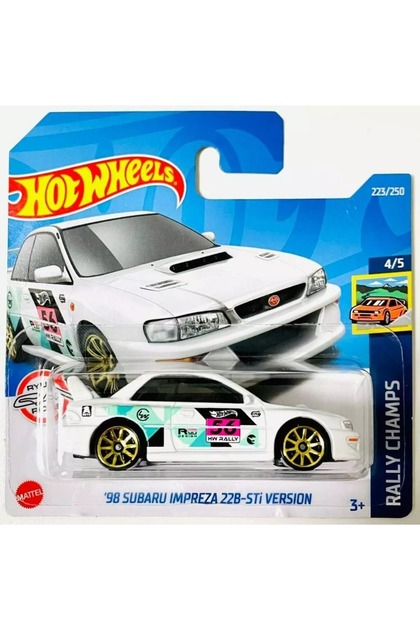 ミニカー Hotwheels STH SUBARU IMPREZA WRX HOT WHEELS '98 Subaru Impreza 22B-STi Version – Treasure Hunt
