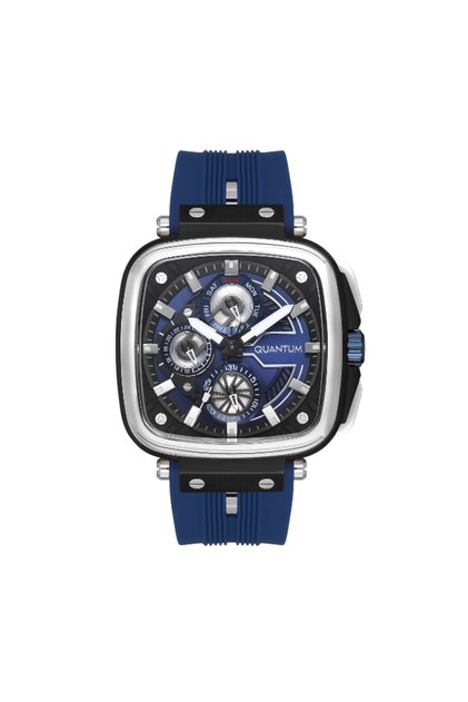 Quantum Men's Multifunction Dark Blue Dial Watch - PWG1014.059